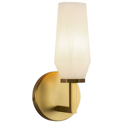 Alora Mood Krysta Bath Sconce - Color: White - Size: 1 light - WV424110BGOP