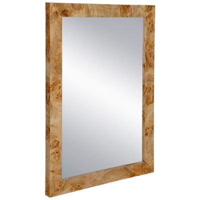 Alder & Ore Skyler Rectangular Wall Mirror - Color: Brown