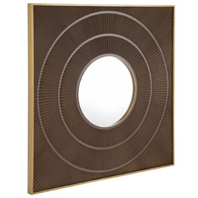 Alder & Ore Jalen Wall Mirror - Color: Brown
