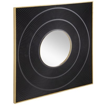 Alder & Ore Jalen Wall Mirror - Color: Black