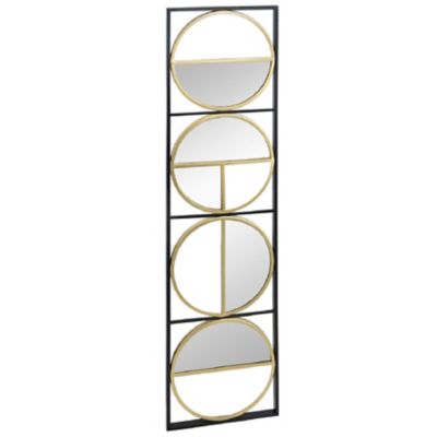 Alder & Ore Dorian Rectangular Wall Mirror - Color: Black