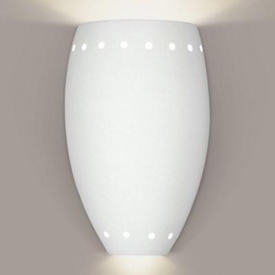 A19 Barbados Wall Sconce - Color: White - 1504-A31