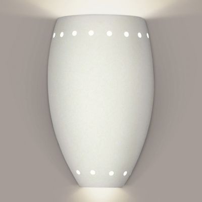 ANI1768604 A19 Barbados Wall Sconce - Color: White - 1504-A32 sku ANI1768604