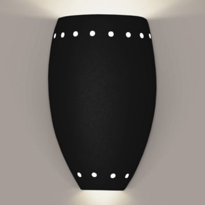 A19 Barbados Wall Sconce - Color: Black - 1504-A30