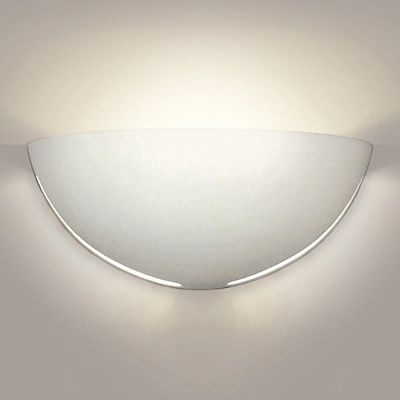 ANI1769815 A19 Capri Wall Sconce - Color: White - Size: 13.5  sku ANI1769815