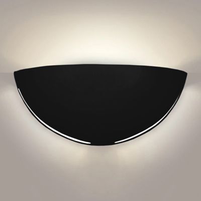 A19 Capri Wall Sconce - Color: Black - Size: 13.5  - 308-A30