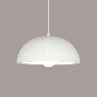 ANI1776289 A19 Cyprus Pendant Light - Color: White - Size: 10 sku ANI1776289