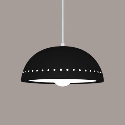 A19 Cyprus Pendant Light - Color: Black - Size: 10.25es - P305-A30-WCC