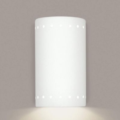 A19 Delos Downlight Wall Sconce - Color: White - Size: 5.25es - 205