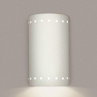 A19 Delos Downlight Wall Sconce - Color: White - Size: 5.25es - 205-A32