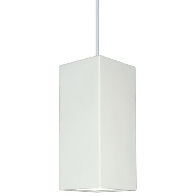 A19 Timor Pendant Light in White