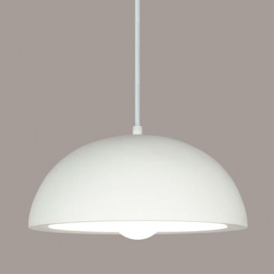 A19 Thera Pendant Light - Color: White - Size: 1 light - P301-WCC