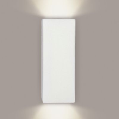 ANI2094049 A19 Flores Wall Sconce - Color: White - Size: 1 li sku ANI2094049