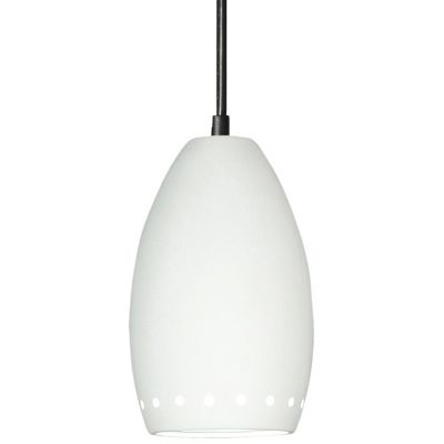 A19 Grenada Mini Pendant Light in White