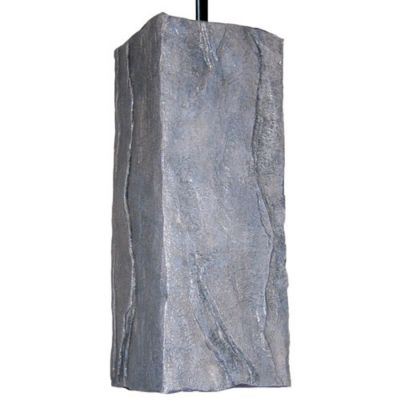 A19 Stone Mini Pendant Light in Grey