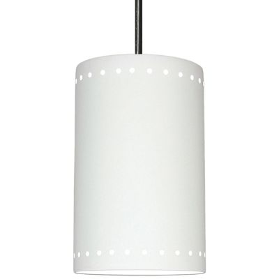 A19 Delos Pendant Light in White
