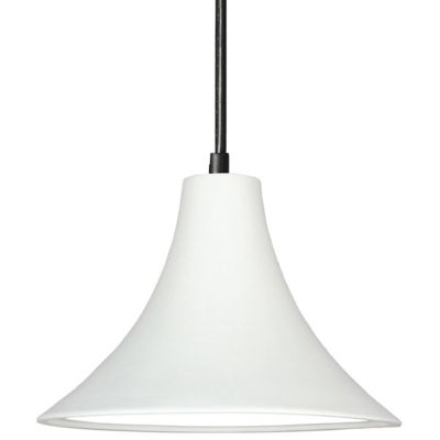 A19 Madera Pendant Light - Color: White - P501-BCC