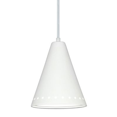 A19 Greenlandia Mini Pendant Light in White