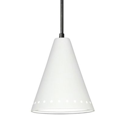 A19 Greenlandia Mini Pendant Light in White
