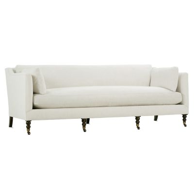 Rowe Furniture Madeline Velvet Sofa - Color: White - MADELINE-033-PD