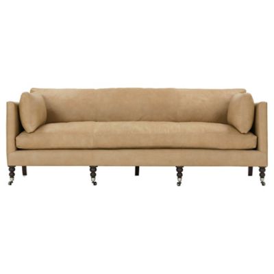 Rowe Furniture Madeline Leather Sofa - Color: Brown - MADELINE-L-033-21