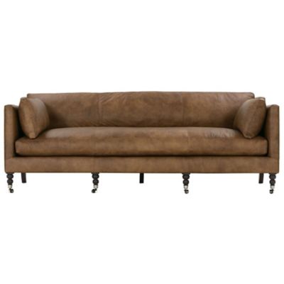 Rowe Furniture Madeline Leather Sofa - Color: Brown - MADELINE-L-033-94