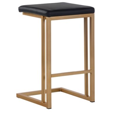 SUN2568652 Sunpan Boone Counter Stool - Color: Black - 103644 sku SUN2568652