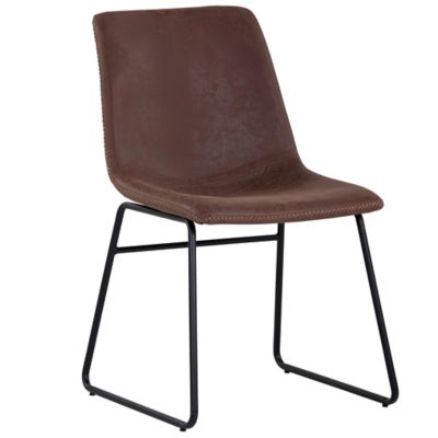 SUN2568571 Sunpan Cal Dining Chair - Color: Brown - 104210 sku SUN2568571