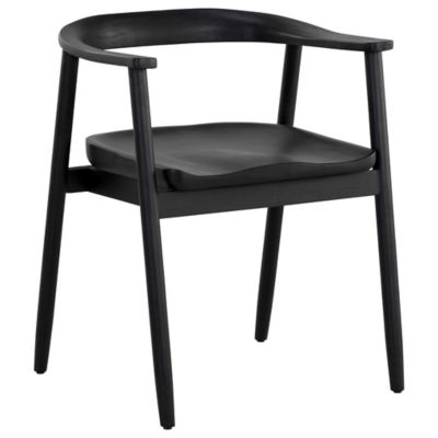 Sunpan Jeremy Dining Armchair - Color: Black - 110457