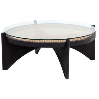 SUN2569614 Sunpan Adora Coffee Table - Color: Black - Size: L sku SUN2569614