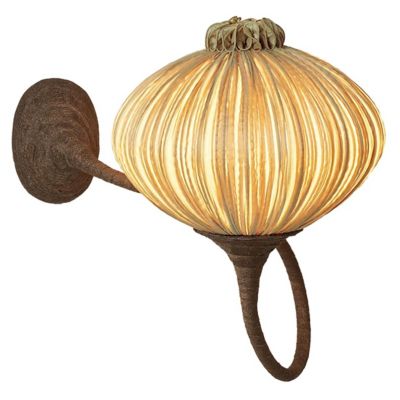 Aqua Creations Palm Wall / Flushmount Light - Color: Gold - Size: 1 light -