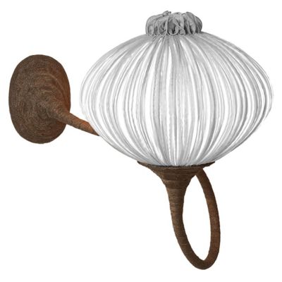 Aqua Creations Palm Wall / Flushmount Light - Color: Silver - Size: 1 light