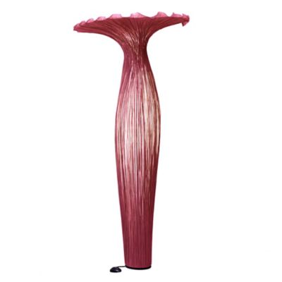 Aqua Creations Morning Glory LED Floor Lamp in Red, Size: 8 light
