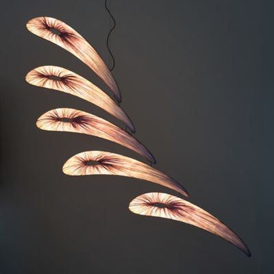 Aqua Creations Nana Mobile LED Pendant Light Nana200MobileRedwood Size Large