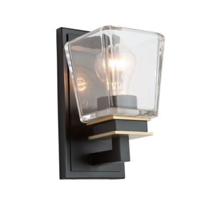 Huxe Talya Wall Sconce - Color: Clear - Size: 1 light