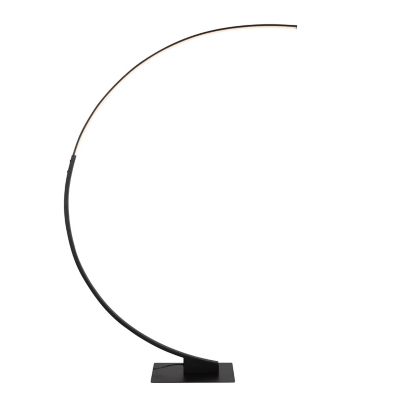 Huxe Maya LED Arc Floor Lamp - Color: Black - Size: 1 light