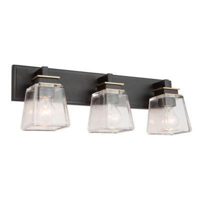 Huxe Tayla Vanity Light - Color: Black - Size: 3 light