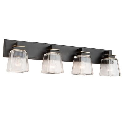 Huxe Tayla Vanity Light - Color: Black - Size: 4 light