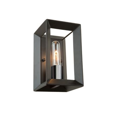 Huxe Valerius Wall Sconce - Color: Black - Size: 1 light