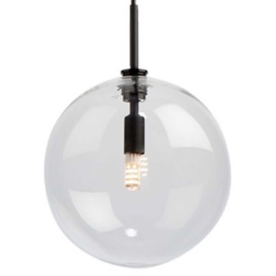 Huxe Anahi Semi-Flushmount Light - Color: Clear - Size: 1 light