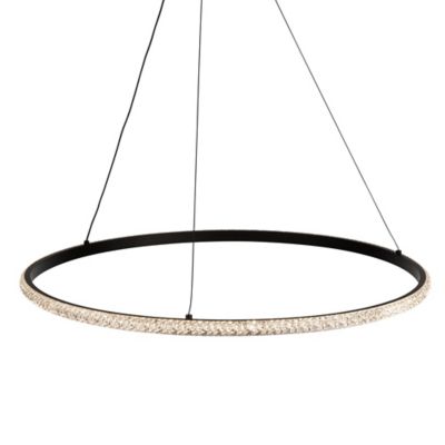 Huxe Vani LED Pendant Light - Color: Clear - Size: Large