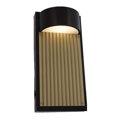 Arnsberg Las Cruces LED Outdoor Wall Sconce - Color: Bronze - Size: Medium 