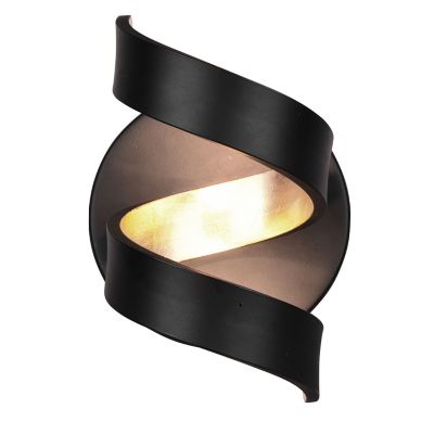 Arnsberg Spiral LED Wall Sconce - Color: Black - 229910202