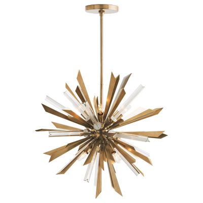 Arteriors Waldorf Pendant Light - Color: Brass - Size: Small - 89027