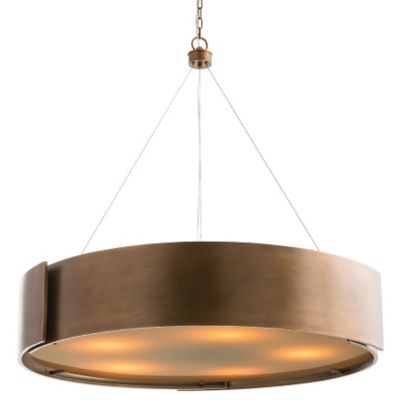 Arteriors Dante Drum Pendant Light - Color: Metallics - Size: 5 light - 897