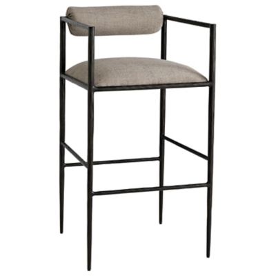 Arteriors Barbana Stool - Color: Grey - Size: Bar Stool - 4709