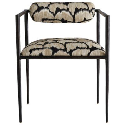 ARR1810142 Arteriors Barbana Chair - Color: Black - 4506 sku ARR1810142