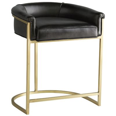 Arteriors Calvin Stool - Color: Black - Size: Counter Stool - 2804