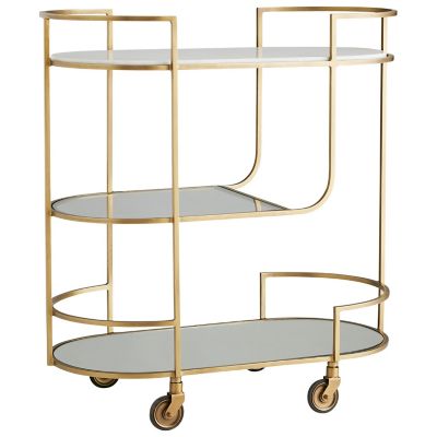 Arteriors Trainor Bar Cart - Color: Gold - 6857