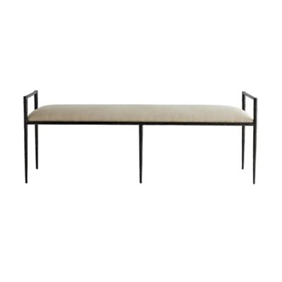 ARR1878220 Arteriors Barbana Bench - Color: Beige - 6886 sku ARR1878220